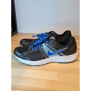 Nike Reslon Running Shoes‎ Athletic Cushioned Black Blue Sneakers Size 8.5